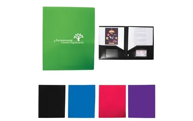 150 Promotional Pocket Folder - Polypropylene & Business Card 