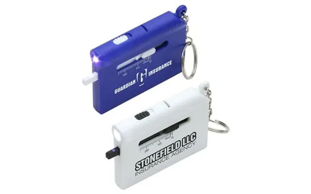 150 Promotional Roadside Multi-tool - Led Flashlight & Tire Gauge