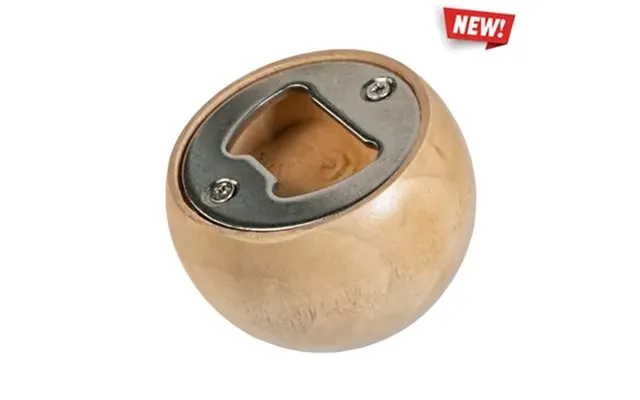 150 Promotional Round Wooden Bottle Opener - Compact