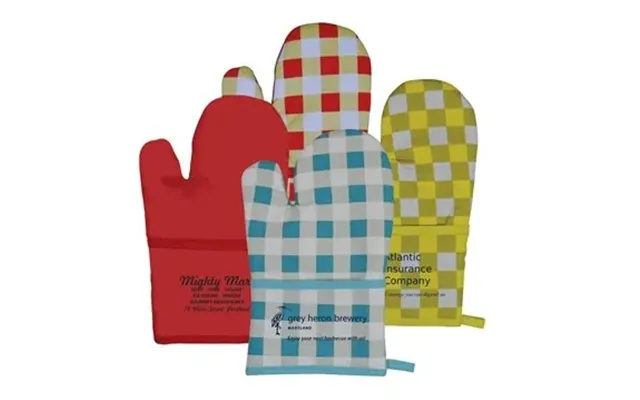 150 Promotional Therma-grip Pocket Oven Mitt - Cotton & Quilted