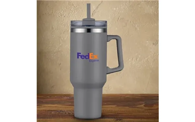 20 Customized 40 Oz Pp Lined Double Wall Tumbler With Handle & 