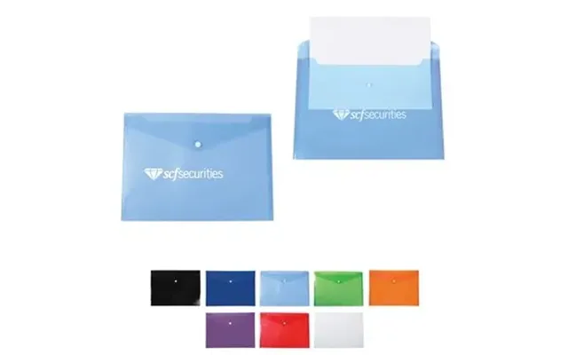 200 Custom Letter-size Document Envelope - Polypropylene & .