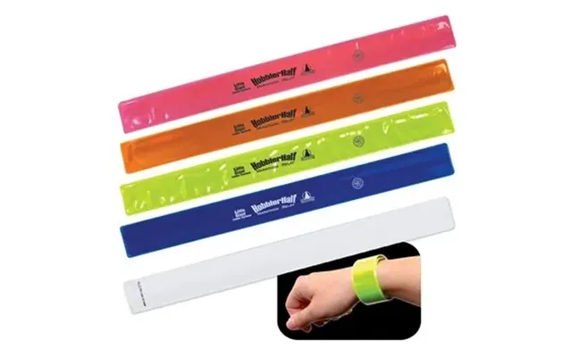 200 Custom Reflective Safety Slap Bracelet - Cpsia Certified