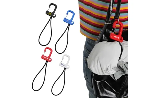 200 Custom Swivel Clip Folding Bag Hanger - Compact & Foldable