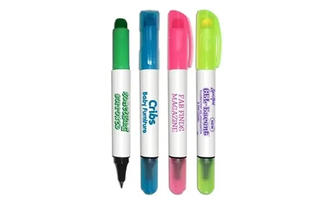 200 Customized Gel-brite - Gel Highlighter & Ball Point Pen Combo 