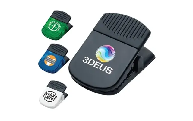 200 Customized Jumbo Magnetic Memo Clip - Spring Loaded & ..