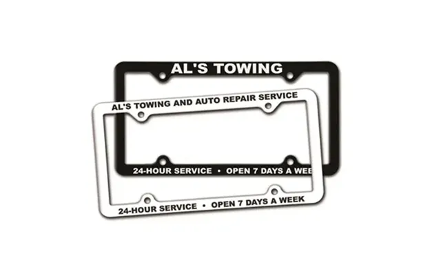200 Customized Thin Panel License Plate Frames - Heavy Duty