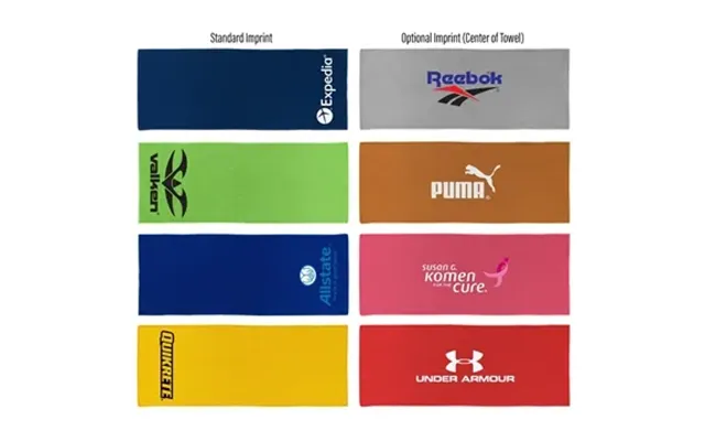200 Promotional Deluxe Cooling Towel - Navy