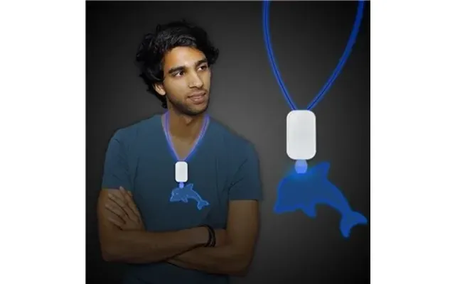 204 Promotional Clear Plastic Necklace With Plastic Medallion And 