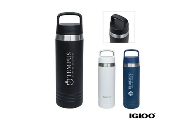 24 Custom Igloo 24 Oz Vacuum Insulated Bottle - 30hr Cold & Bpa 