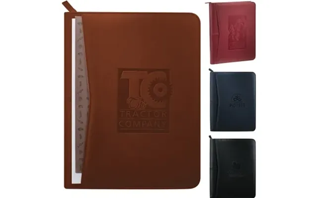 24 Customized Pedova Zippered Ultrahyde Padfolio With Fsc Mix 