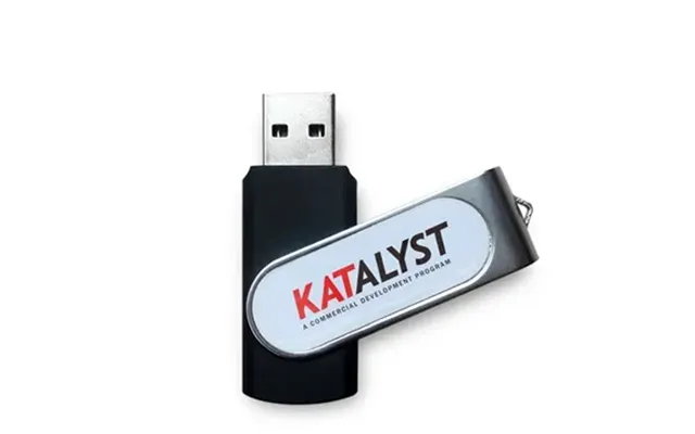 25 Custom Bellwood Domed Swivel Usb - Epoxy Domed