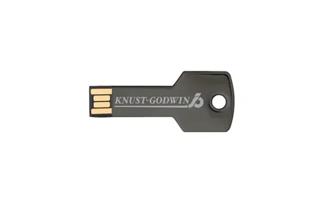 25 Custom Berwyn Key Shape Usb Flash Drive - Stainless Iron