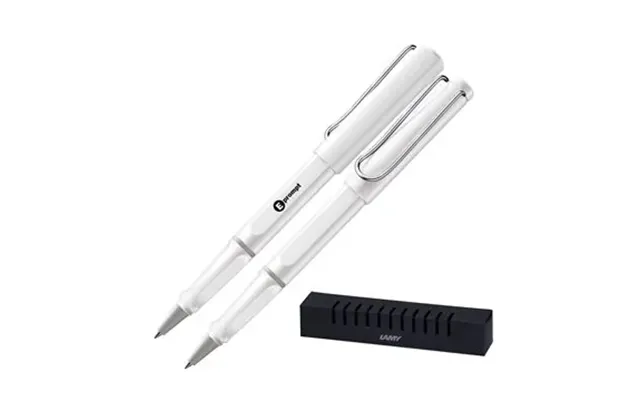 25 Custom Lamy Safari White Plastic Cap-off Rollerball Pen W 