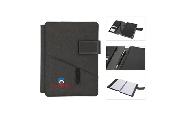25 Custom Madison Junior Padfolio - Leatherette & Spiral Bound