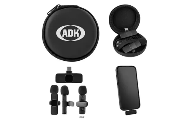 25 Custom Wireless Lavalier Microphone & Case - 2.4ghz Digital & 