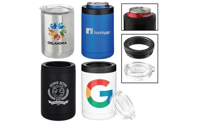25 Promotional Arctic Beast 2 In 1 Vacuum Insulated Can Holder And