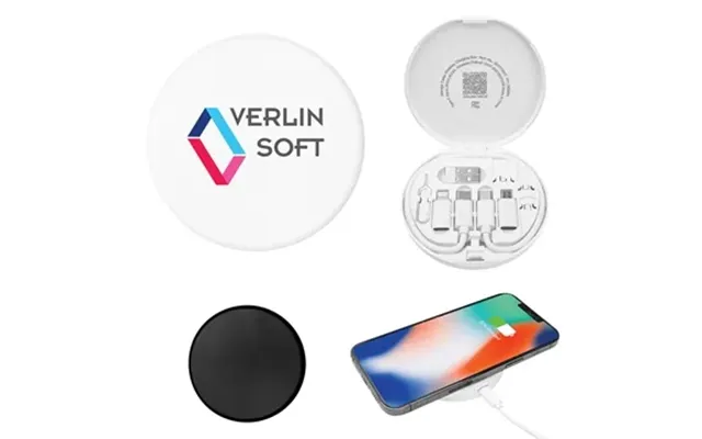 25 Promotional Charging Cord & Adapter Set In Wireless Charging 