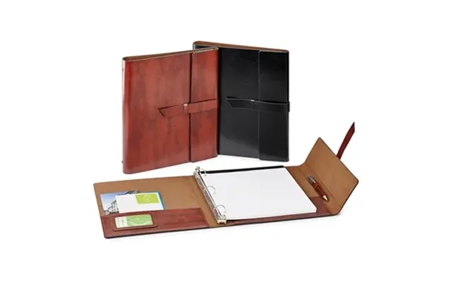 25 Promotional Refillable Portfolio 3-ring Binder - Vinyl & Felt 