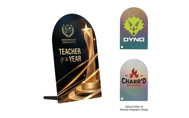 250 Custom Acrylic Award - Arch Rectangle 7