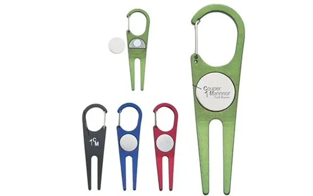 250 Custom Aluminum Divot Tool With Ball Marker - Magnetic