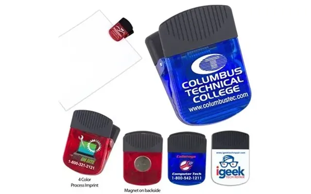 250 Custom Clippie Jumbo Jumbo Magnetic Clip - Strong Magnet & 