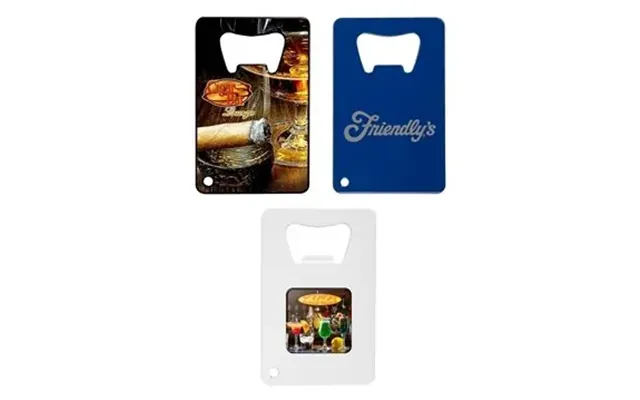 250 Custom Credit Card Bottle Opener - Stainless Steel