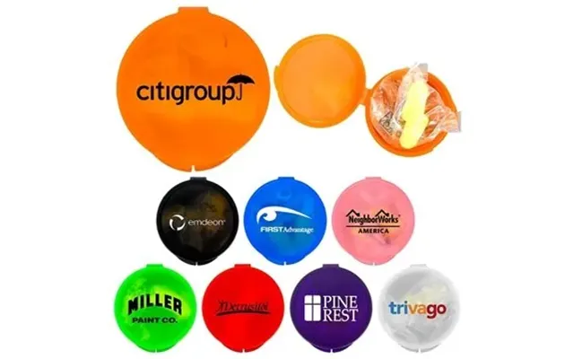 250 Custom Ear Protection In Round Case - Reusable