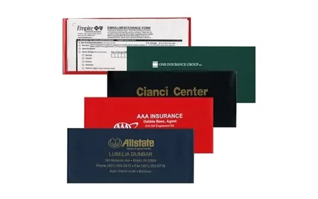 250 Custom Large Insurance Card Holder - Glove Compartment Size