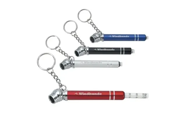 250 Custom Mini Double Ring Tire Pressure Gauge - 50 Psi