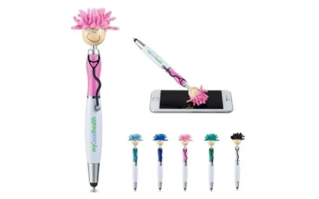 250 Custom Moptoppers Screen Cleaner With Stethoscope Stylus Pen - 