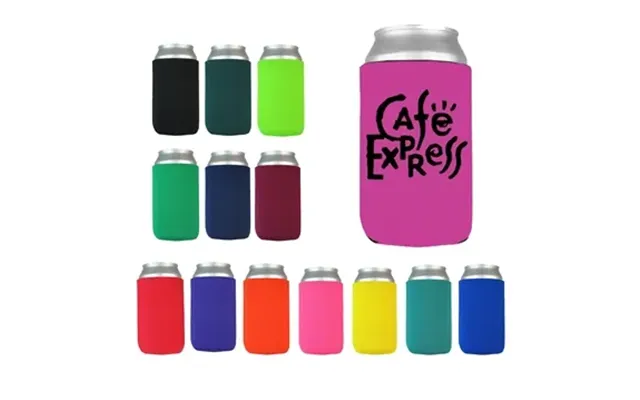 250 Custom Neoprene Can Cooler - Insulated & Collapsible