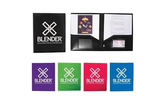 250 Custom Pocket Folder - 60 Sheet Capacity & Card Holders