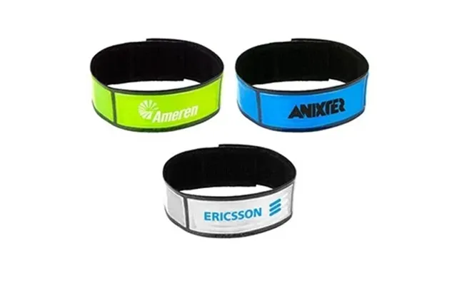 250 Custom Reflective Wrist Band - Adjustable