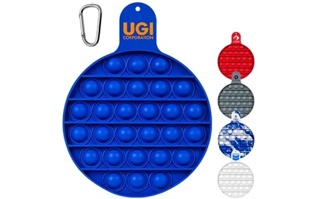 250 Custom Round Fiddle Popper Silicone Sensory Fidget Toy - 
