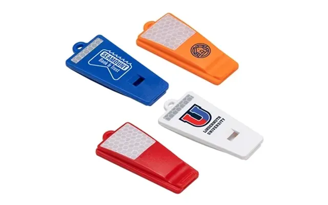 250 Custom Safety First Reflective Whistle - High-pitched ..