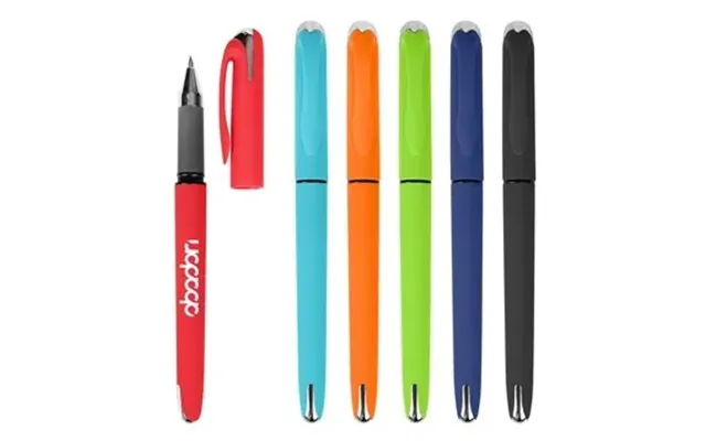 250 Custom Santa Cruz Velvet Touch Gel Pen - Rubberized