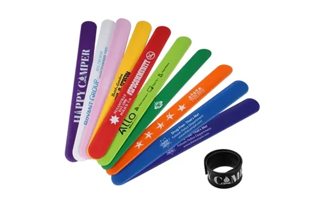 250 Custom Silicone Slap Bracelet