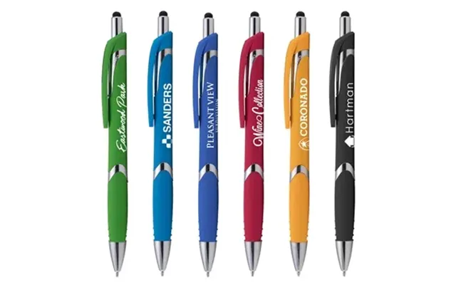 250 Custom Solana Softy W Stylus - Rubberized & Touchscreen