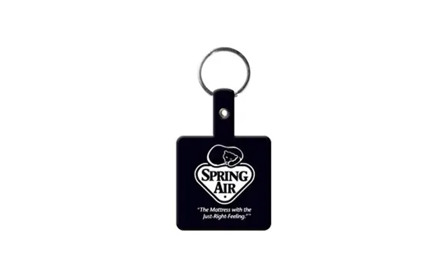 250 Custom Square Flexible Key Tag - Split Ring