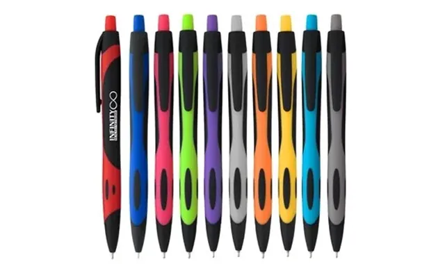 250 Custom Two-tone Sleek Write Rubberized Pen - Low Viscosity