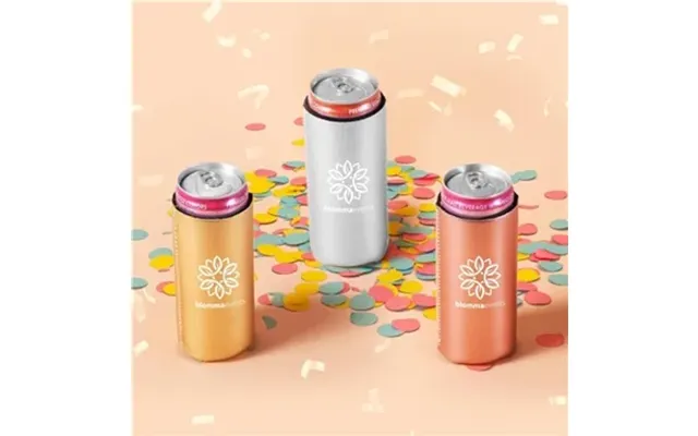 250 Customized 12 Oz Slim Metallic Neoprene Can Cooler - Insulated 