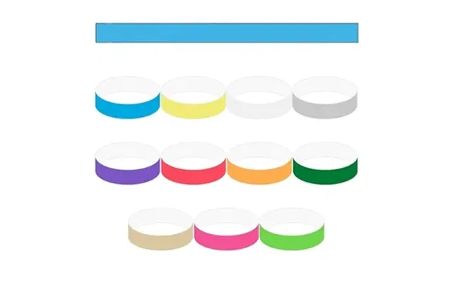 250 Customized 3 4 Tyvek Wristband - Waterproof