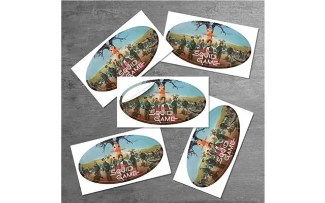 250 Customized 4 X 2 Oval Sticker - Moisture Resistant