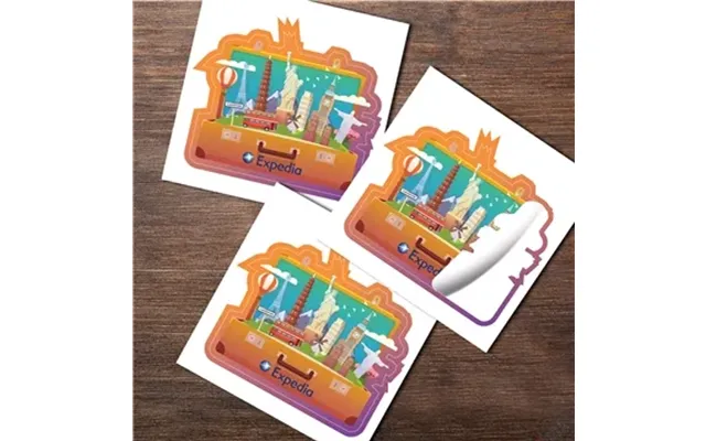 250 Customized 4 X 4 Kiss Cut Stickers - Moisture Resistant & 