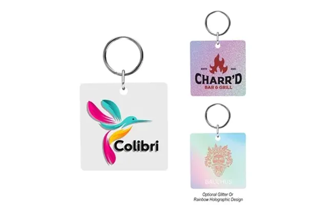250 Customized Acrylic Key Tag - Square