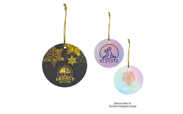250 Customized Acrylic Ornament - Circle