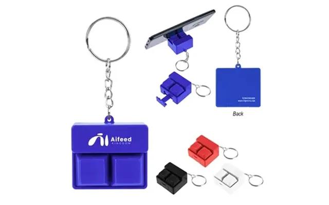 250 Customized Click Fidget Keychain With Phone Stand - Stress 