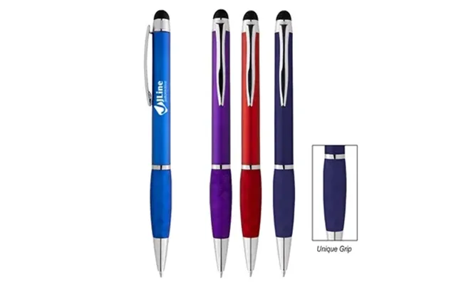 250 Customized Crisscross Grip Stylus Pen - Twist Action