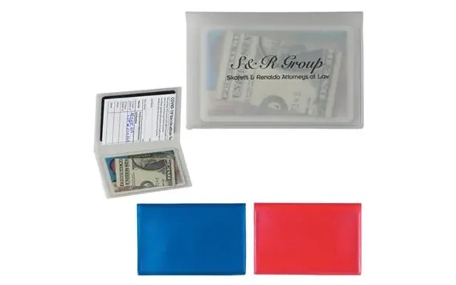 250 Customized Id Card Holder - Vaccination Card Compatible